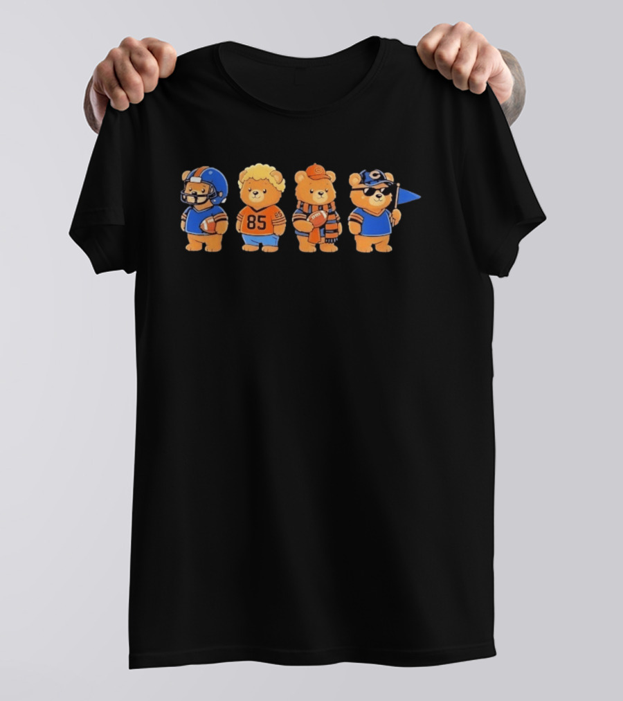 Chicago Bears Teddy Bears Football Team Merchandise T-Shirt