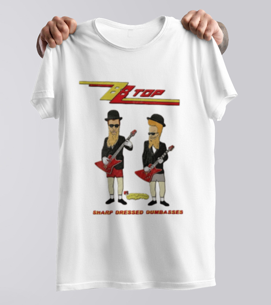BB Top Beavis And Butt Head Sharp Dressed Dumbasses T-Shirt