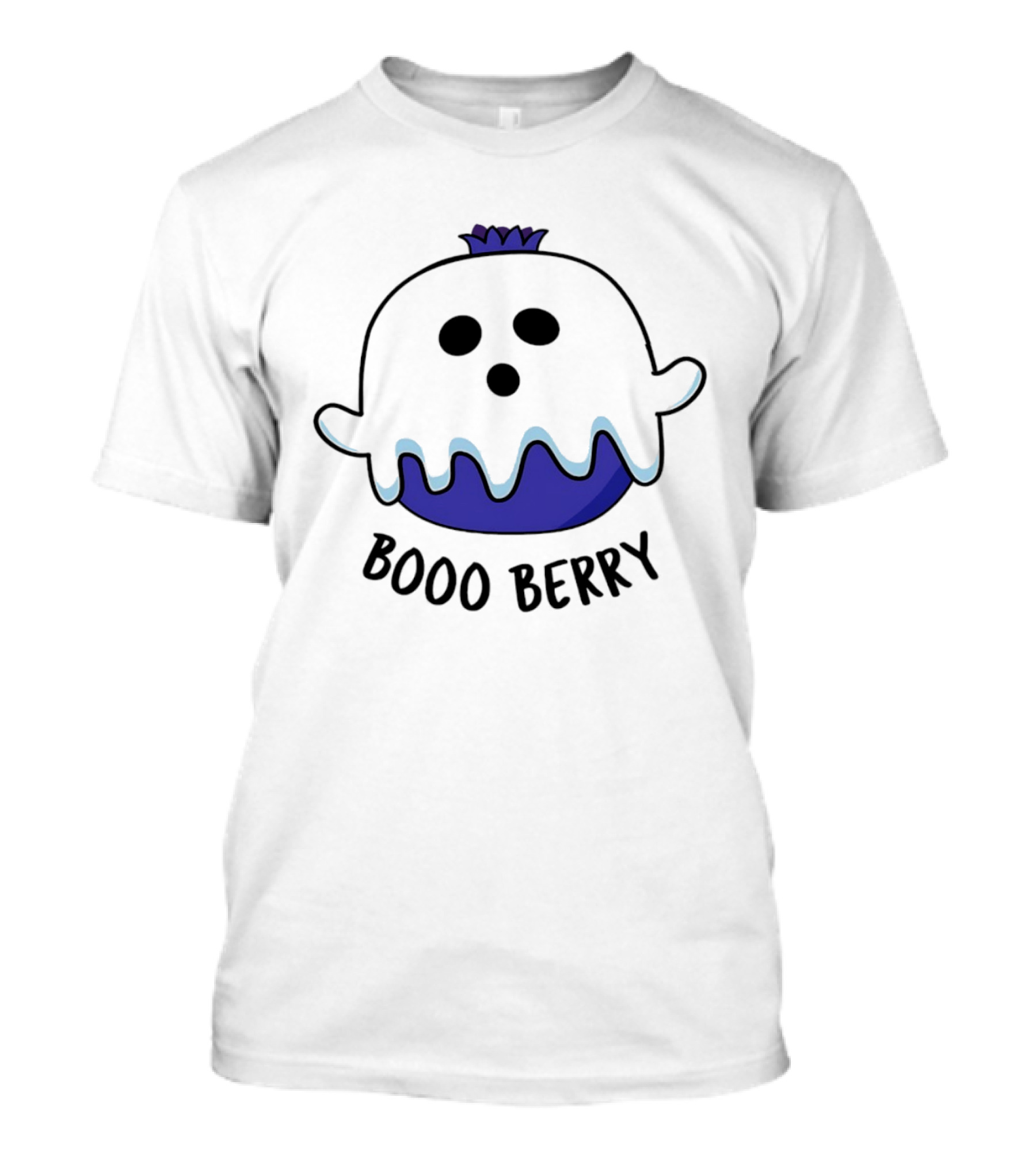 Boo Berry Ghost General Mills Cereal Inspired Booo Berry Ghost T-Shirt