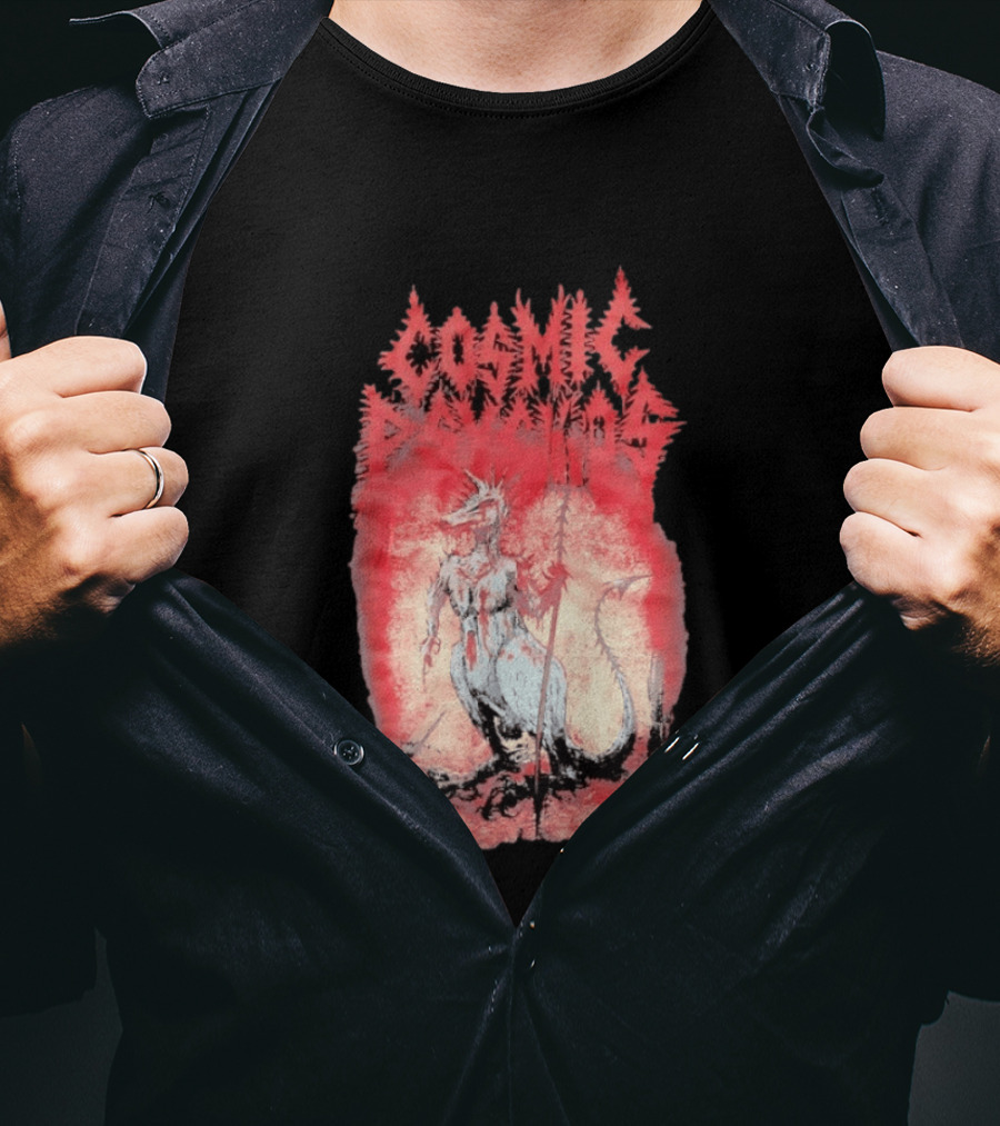 Cosmic Psychos Devil Kangaroo Australian Punk T-Shirt