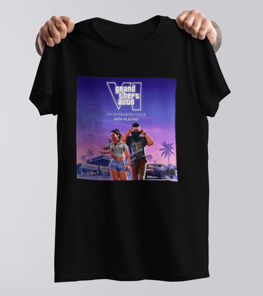 Grand Theft Auto VI Lucia Jason An Extended Look Now Playing T-Shirt