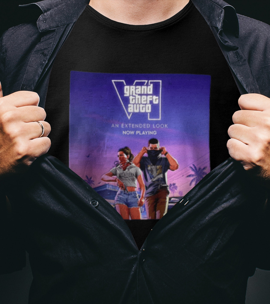 Grand Theft Auto VI Lucia Jason An Extended Look Now Playing T-Shirt