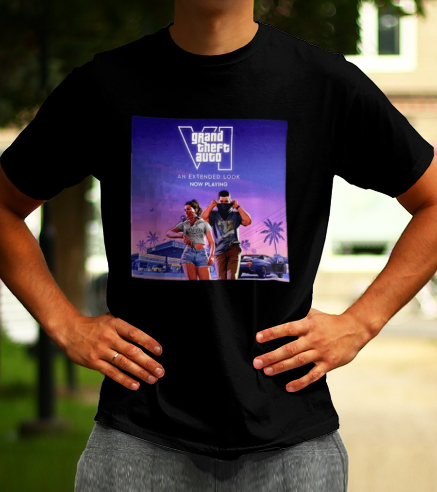 Grand Theft Auto VI Lucia Jason An Extended Look Now Playing T-Shirt