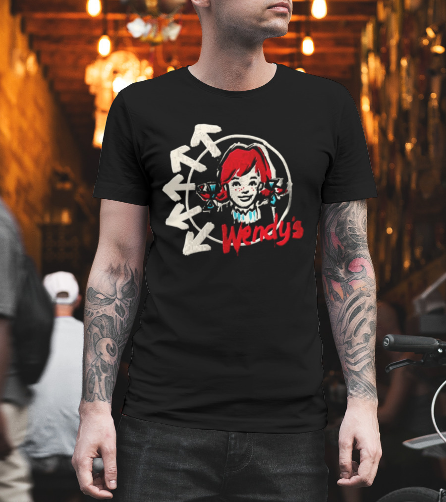 Wendy's Songs To Listen To In A Parking Lot Two Sided Bow Arrows T-Shirt