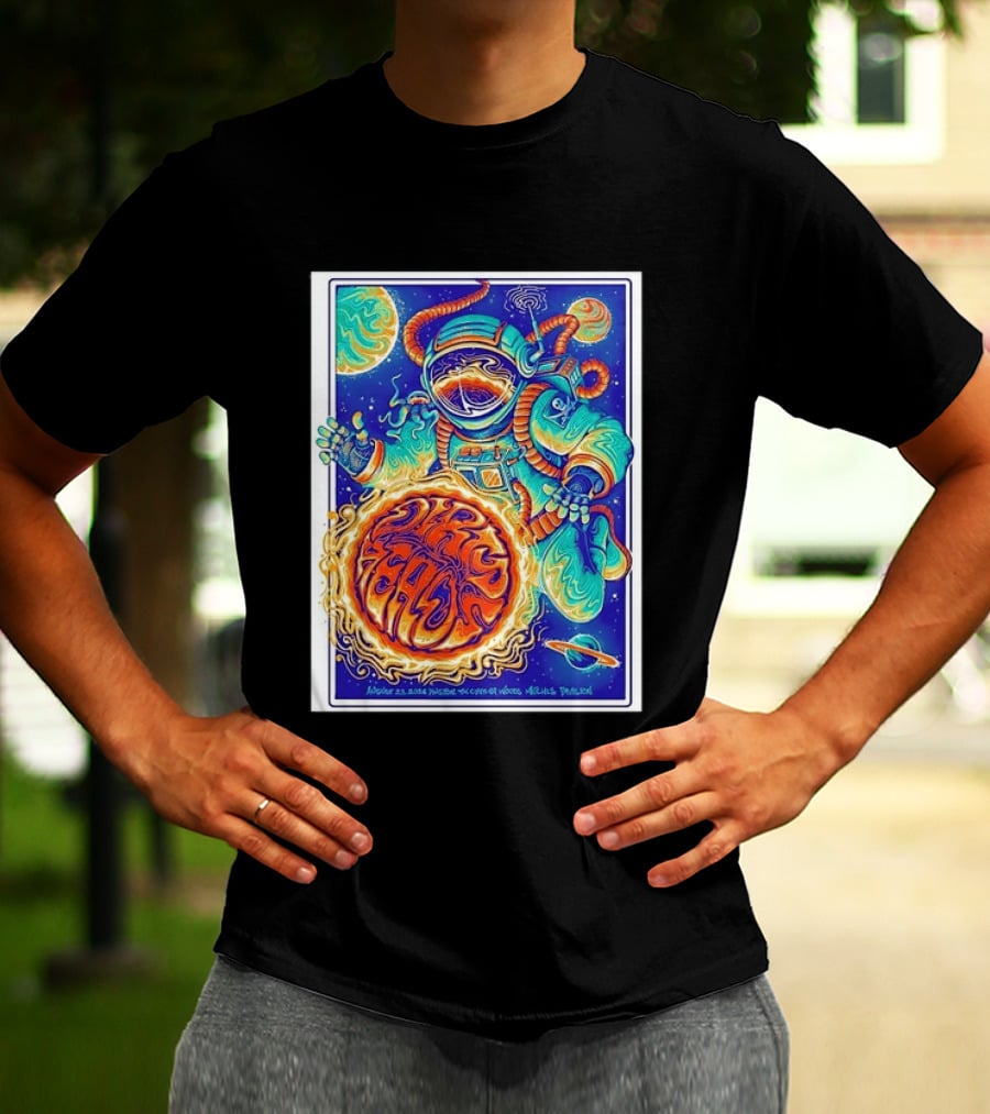 Dip Heads Astronaut Space Art August 23 2026 Houston TX Cynthia Woods Mitchell Pavilion T-Shirt