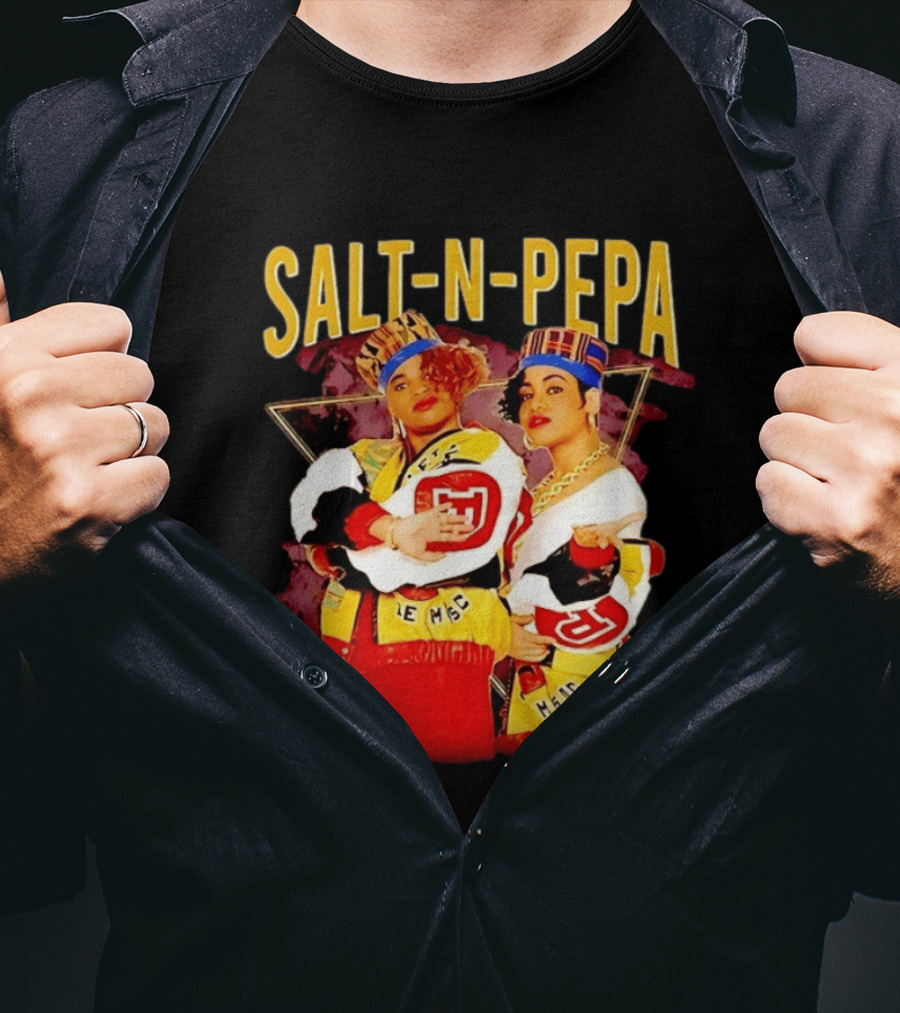 Salt N Pepa Iconic 90s Hip Hop Fashion T-Shirt
