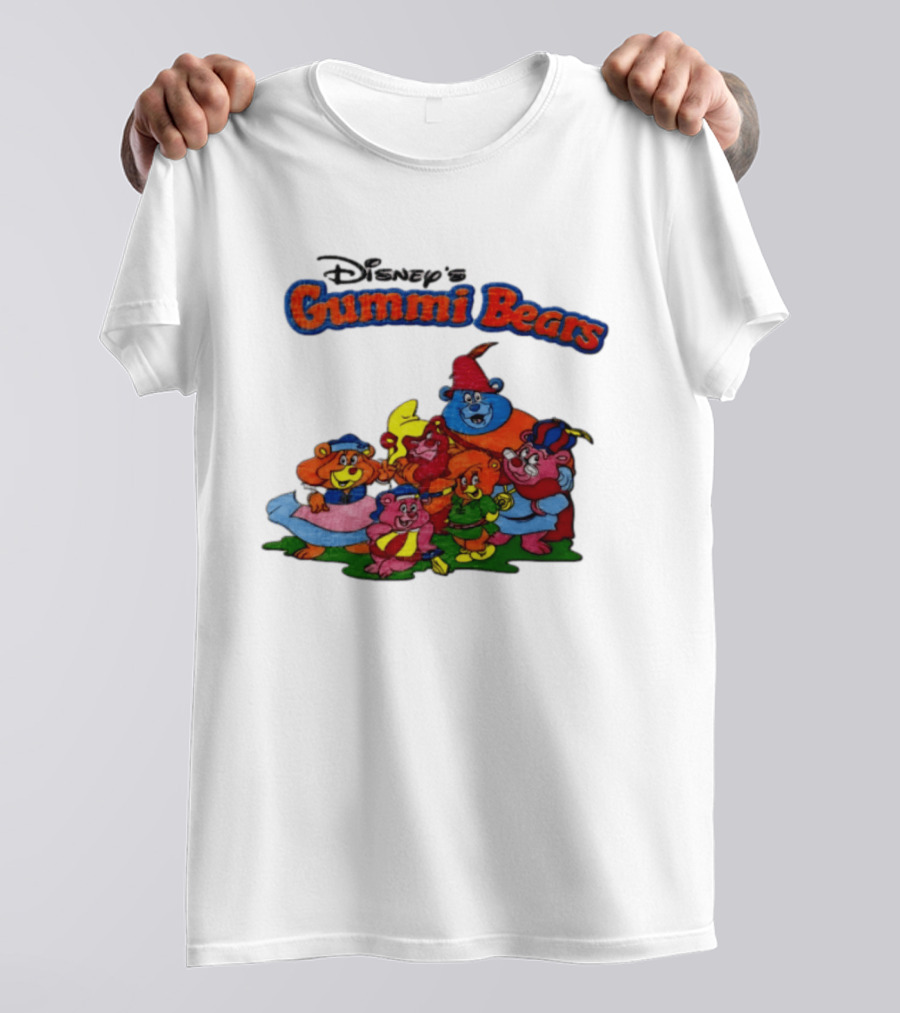 Disney's Gummi Bears 1985 Colorful Group Of Five Characters T-Shirt