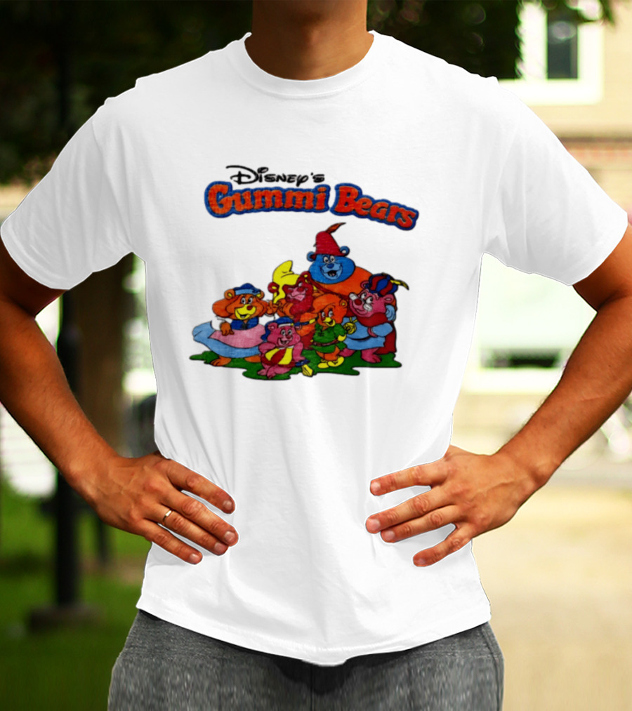 Disney's Gummi Bears 1985 Colorful Group Of Five Characters T-Shirt