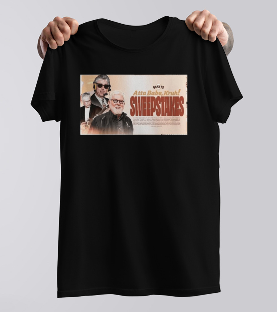 Giants Atta Babe Kruk Sweepstakes T-Shirt