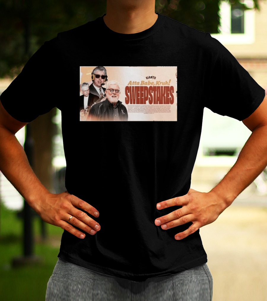 Giants Atta Babe Kruk Sweepstakes T-Shirt
