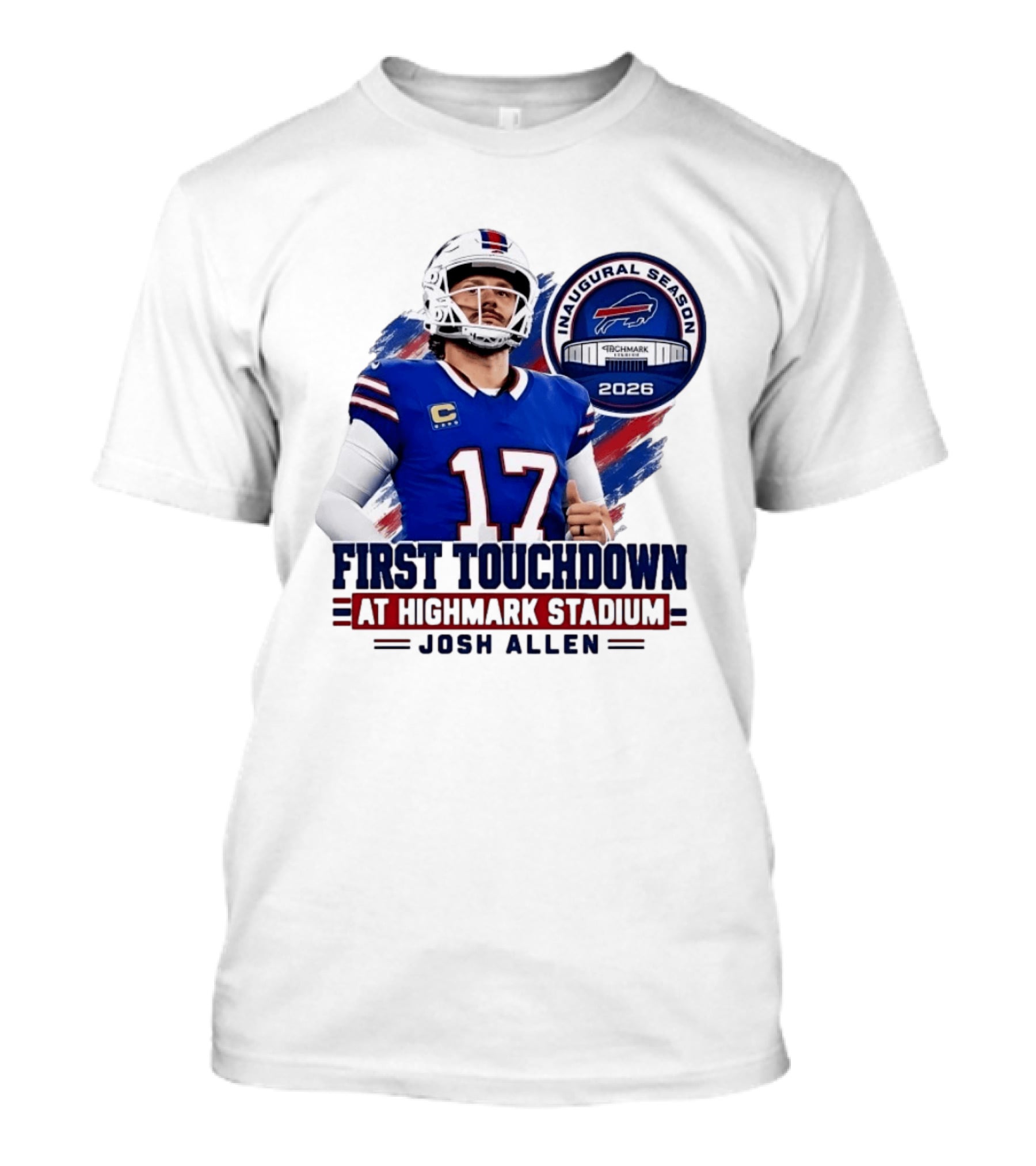 Josh Allen First Touchdown Highmark Stadium Inaugural Season 2026 T-Shirt