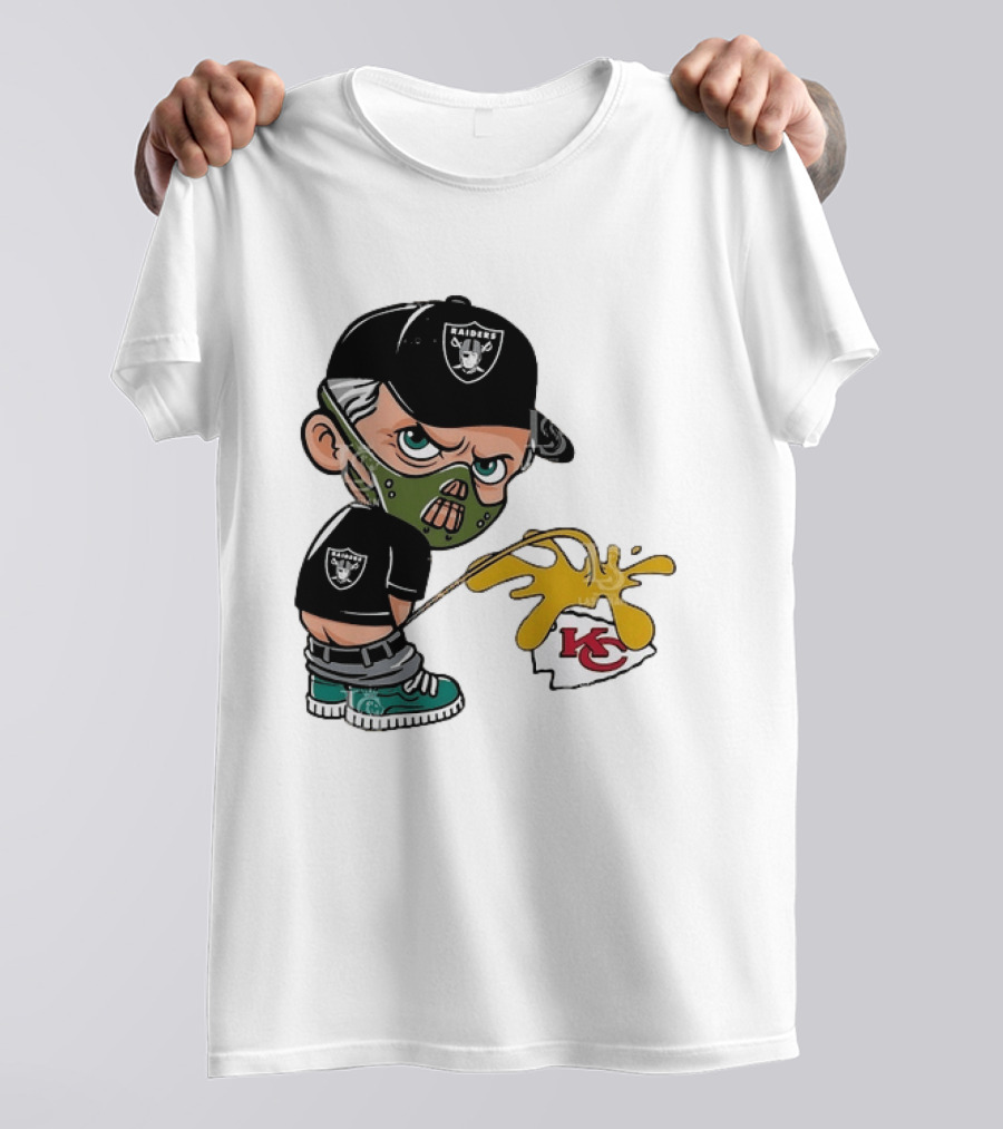 Las Vegas Raiders Fan Prank On Kansas City Chiefs Rivalry T-Shirt
