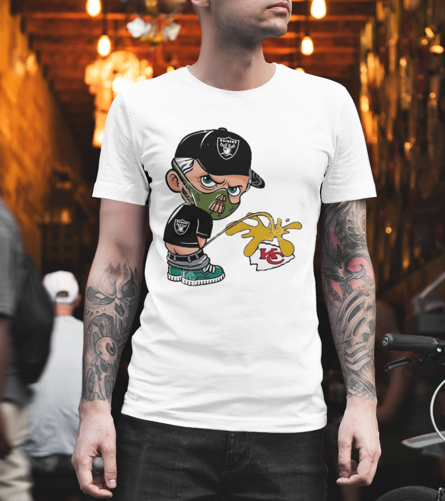 Las Vegas Raiders Fan Prank On Kansas City Chiefs Rivalry T-Shirt