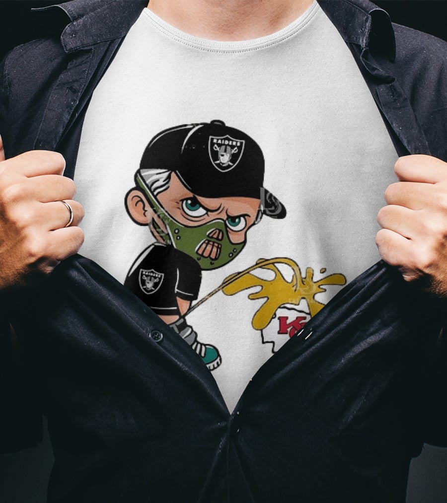 Las Vegas Raiders Fan Prank On Kansas City Chiefs Rivalry T-Shirt
