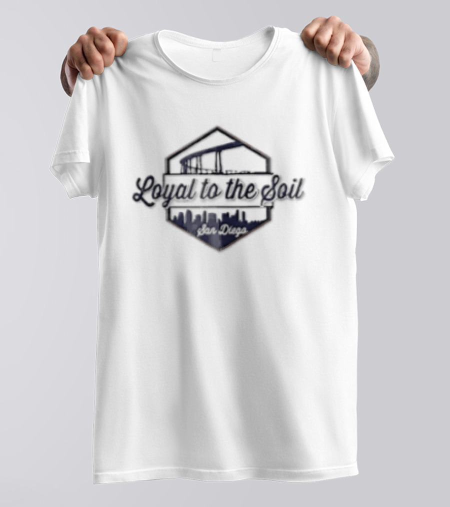 Loyal To The Soil San Diego Authentic Spirit Bridge Skyline T-Shirt