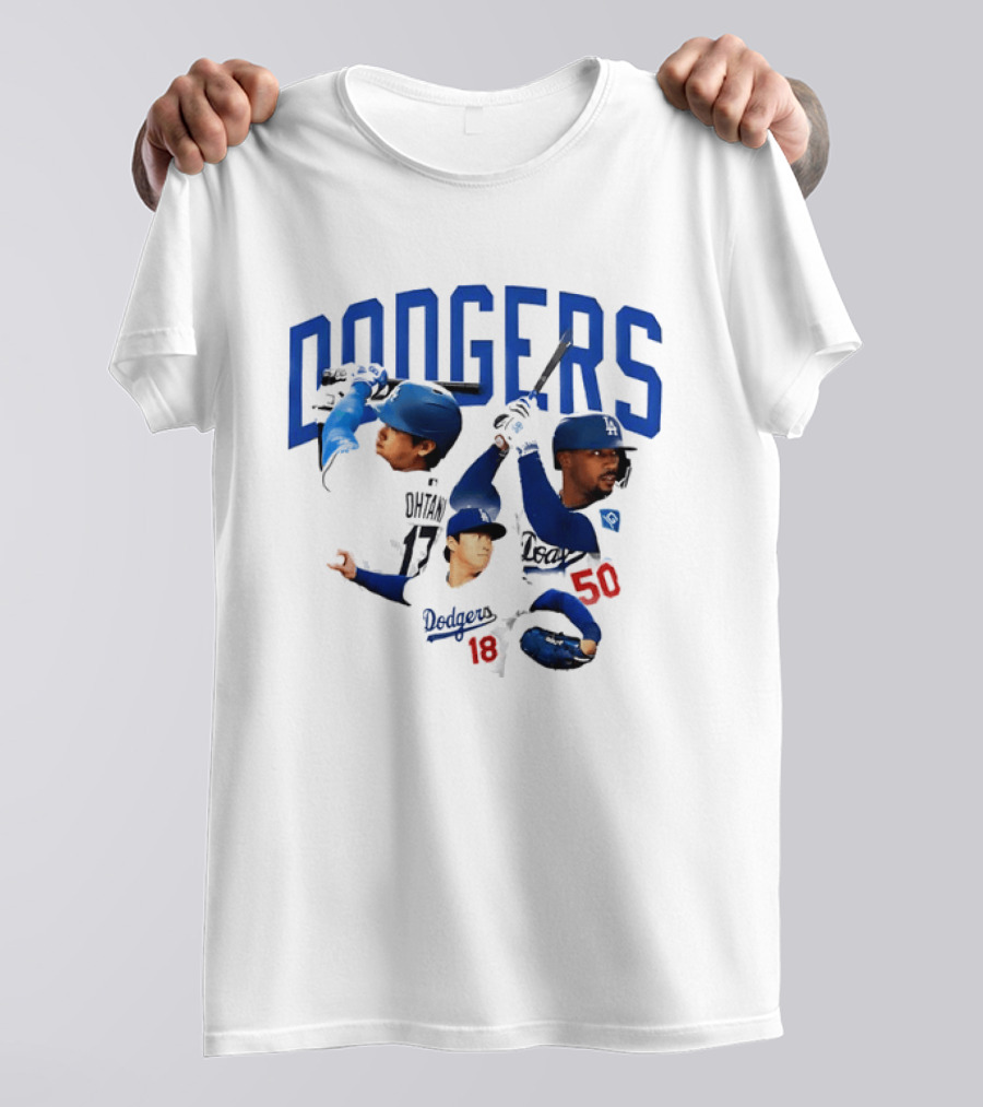 Los Angeles Dodgers Shohei Ohtani Mookie Betts Yoshinobu Yamamoto 17 18 50 T-Shirt