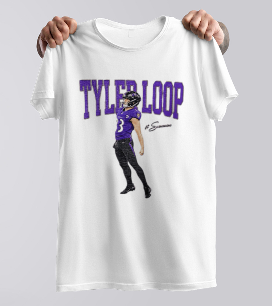 Tyler Loop Siuuuuuu Football The Ravens Player Celebration T-Shirt