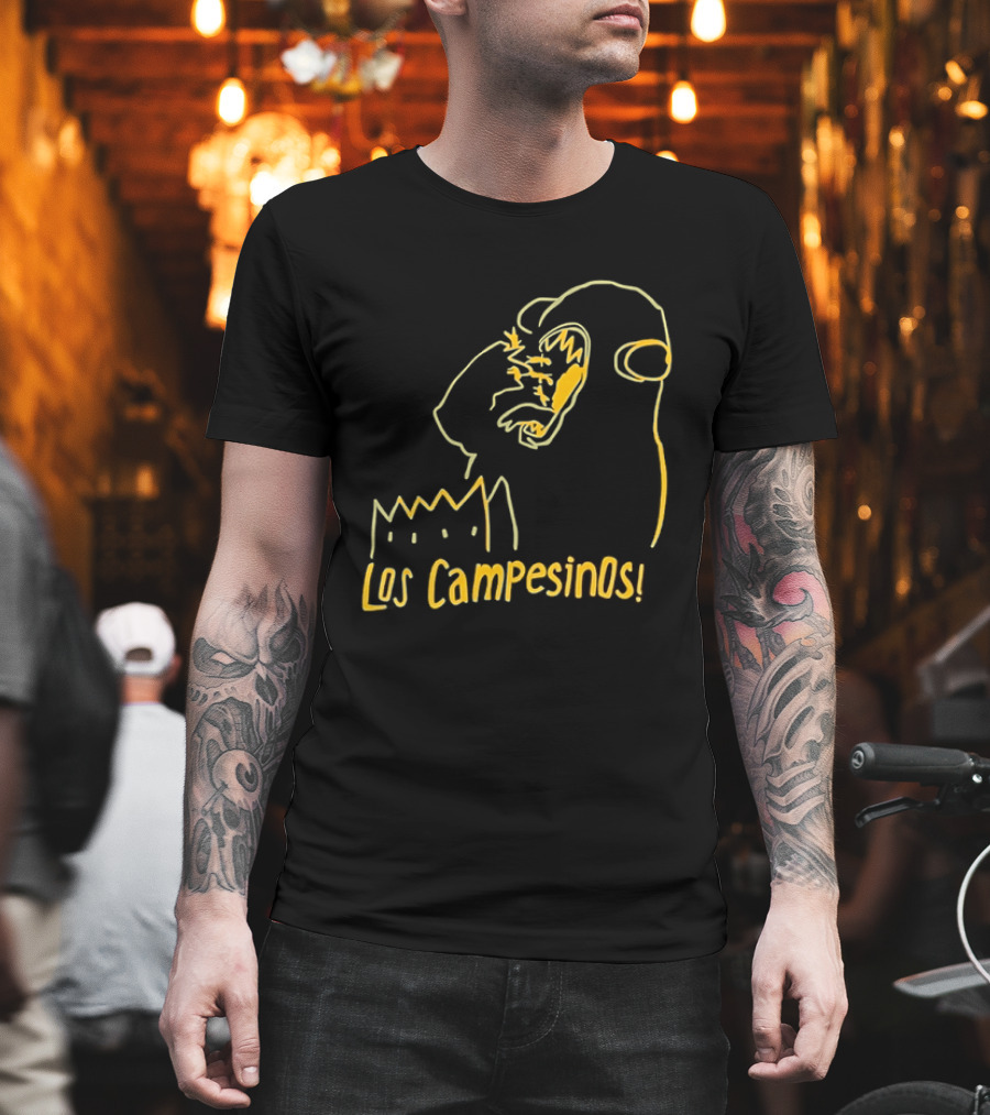 Los Campesinos Indie Rock Band Music Bear Castle T-Shirt
