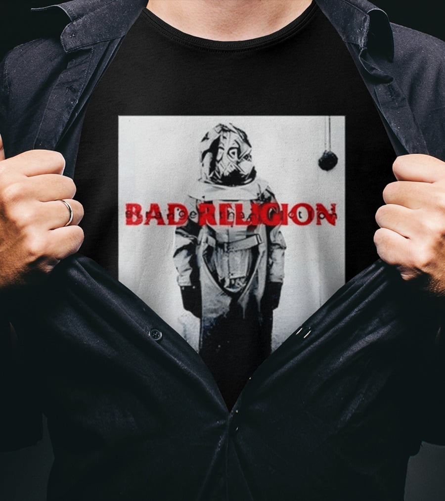 Bad Religion Stranger Than Fiction Punk Rock Hazmat Suit T-Shirt