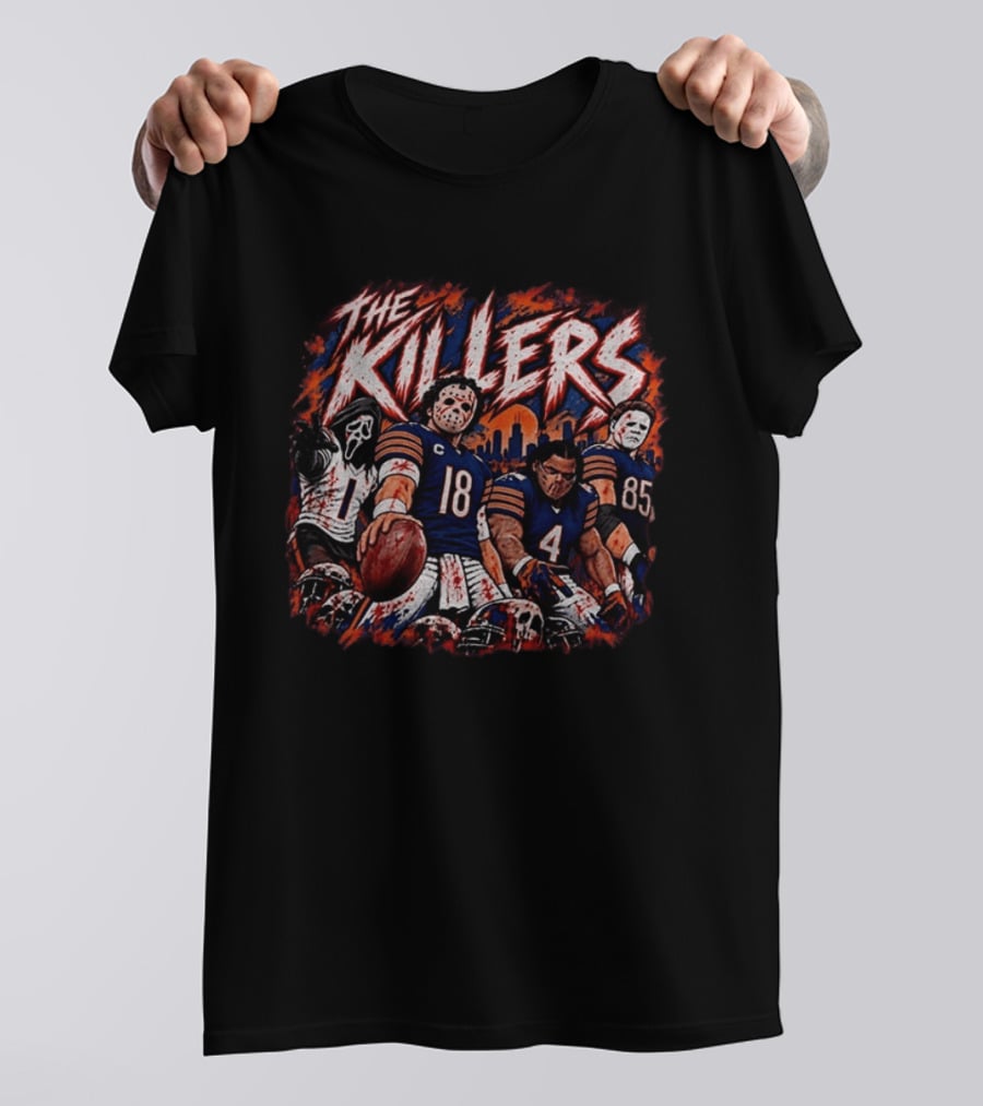 The Killers Chicago Bears Halloween Caleb Williams T-Shirt