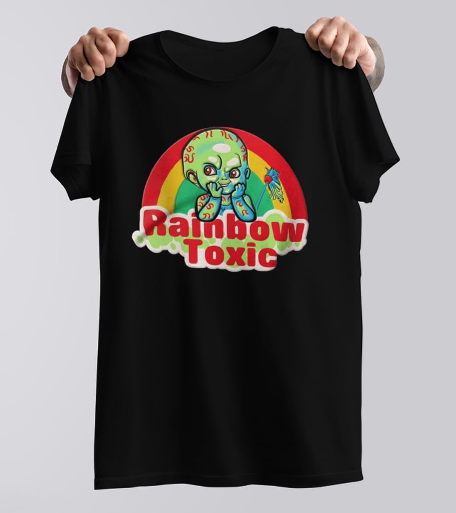 Rainbow Toxic Chucky Green Baby Doll T-Shirt