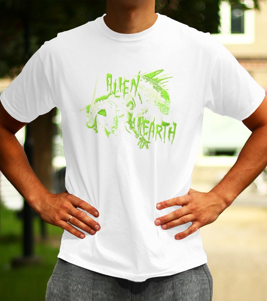 Alien Earth Xenomorph Creature Legendary Movie Monster T-Shirt
