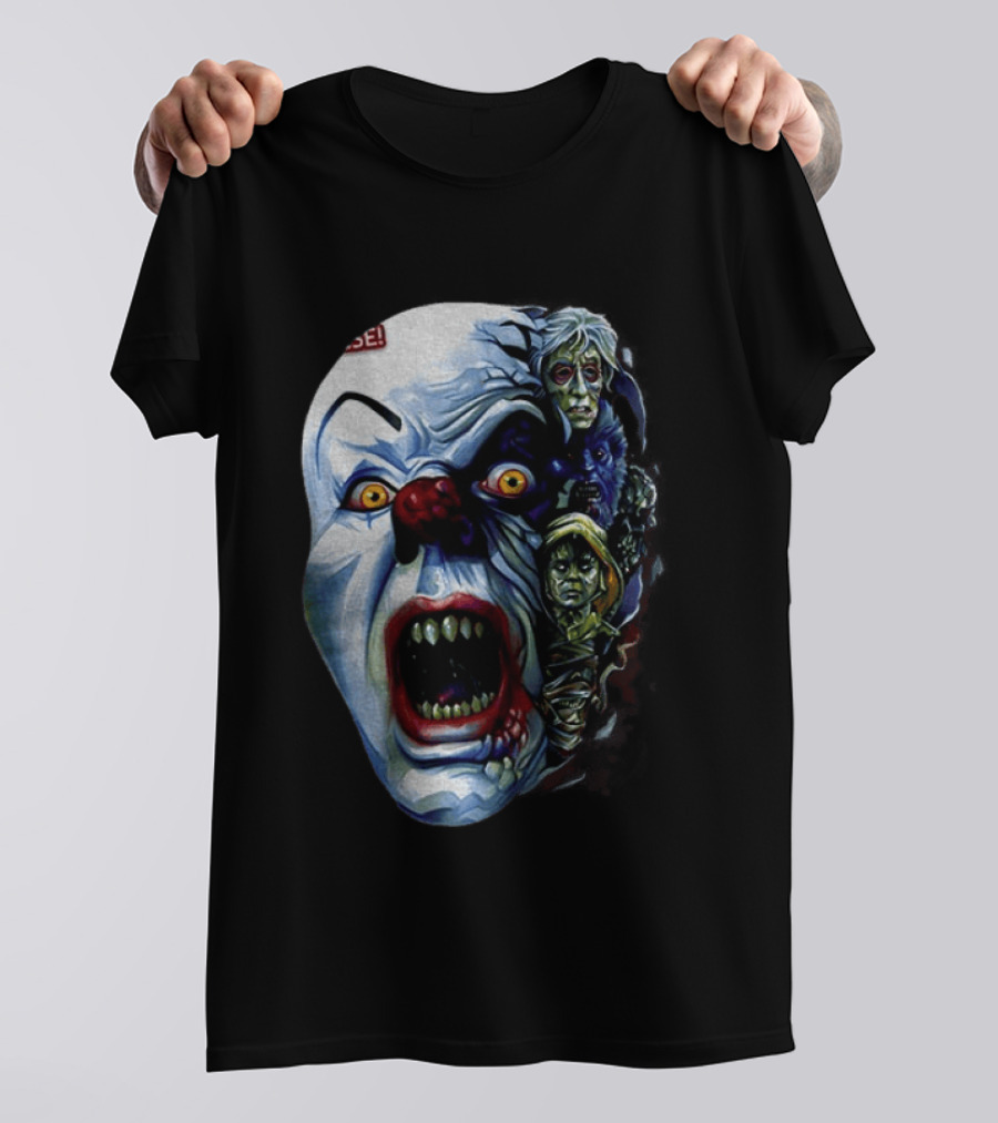 Pennywise The Dancing Clown Stephen King's IT Horror Nightmare Faces T-Shirt
