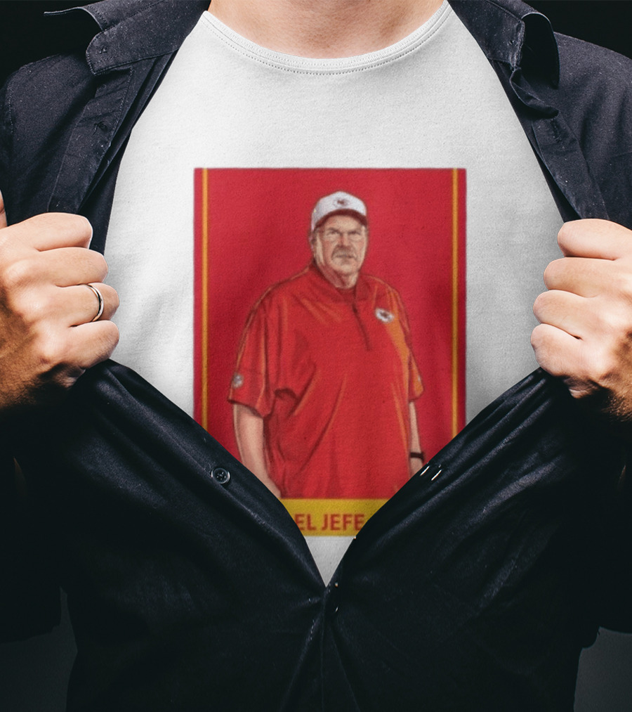 Andy Reid El Jefe Kansas City Chiefs Coach Red Chiefs T-Shirt