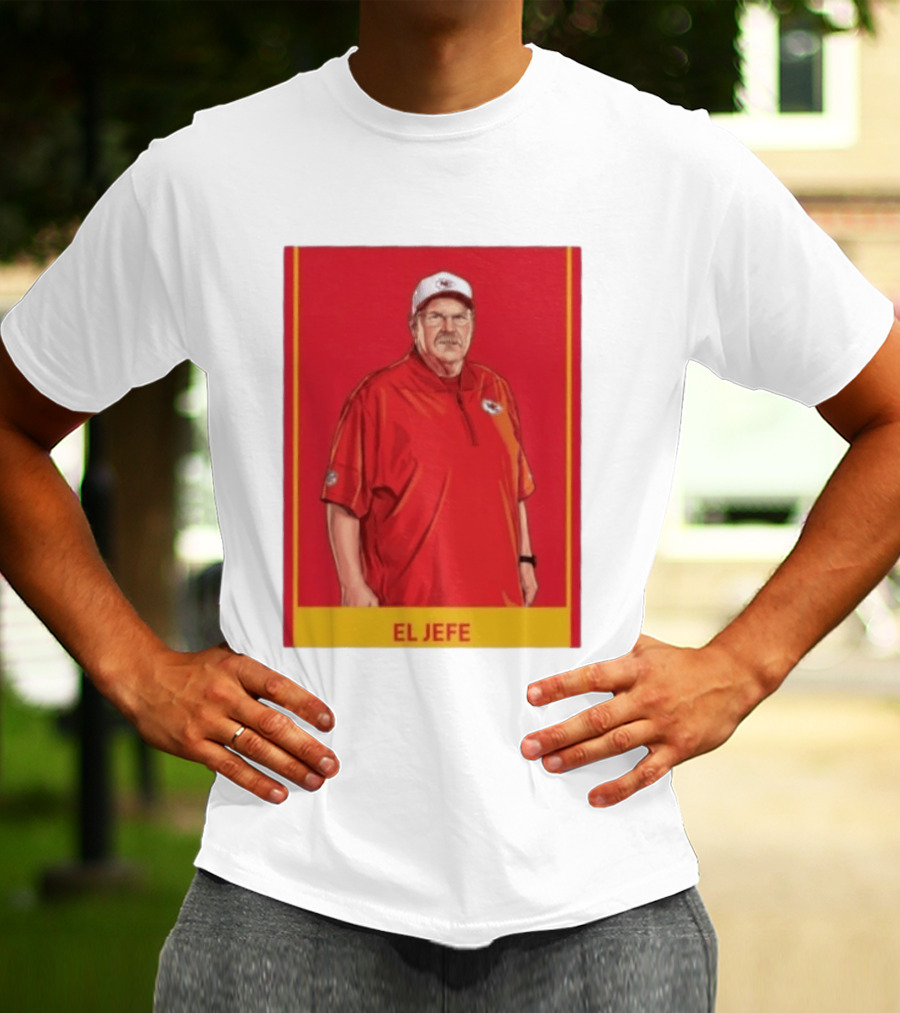 Andy Reid El Jefe Kansas City Chiefs Coach Red Chiefs T-Shirt