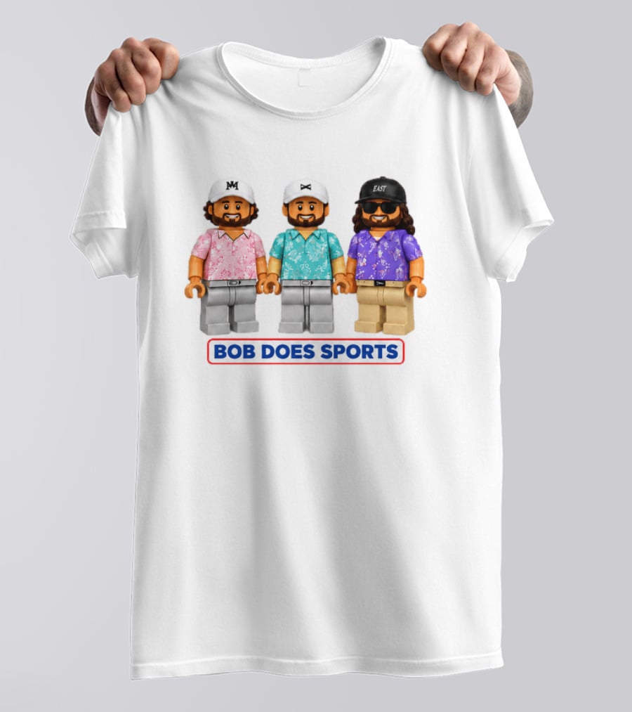 Bob Does Sports Fun Lego Figures With Hats And Sunglasses T-Shirt