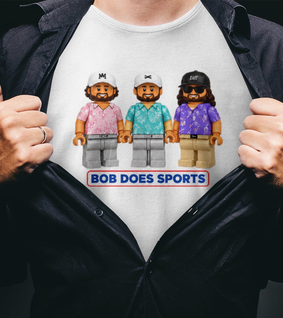Bob Does Sports Fun Lego Figures With Hats And Sunglasses T-Shirt