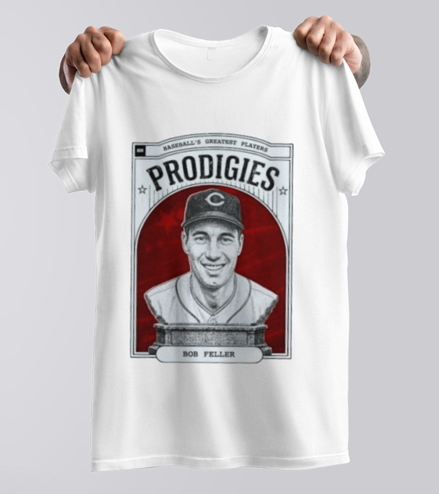 Baseball's Greatest Players Prodigies Bob Feller T-Shirt