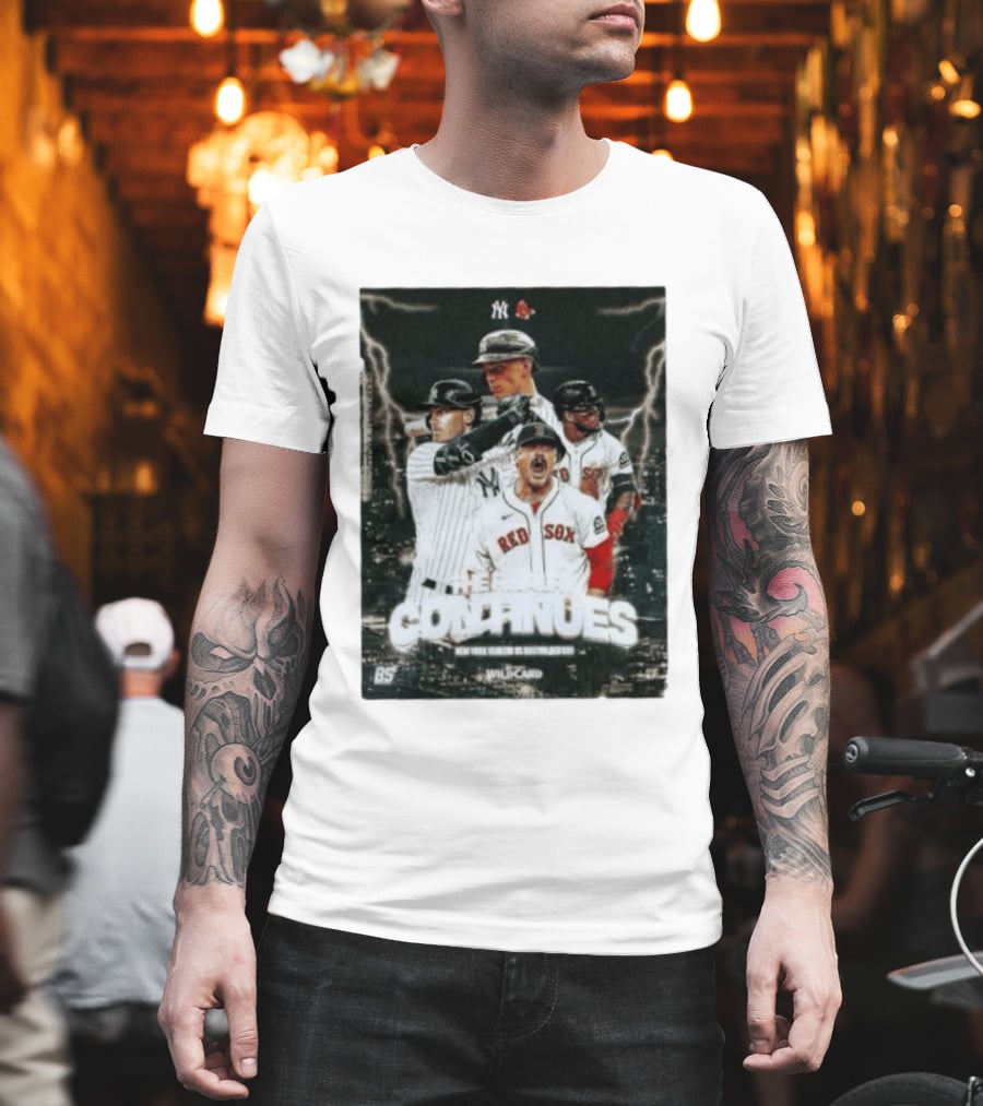 Boston Red Sox Vs New York Yankees 2026 Wildcard Rivalry Continues T-Shirt