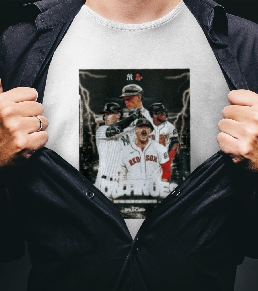 Boston Red Sox Vs New York Yankees 2026 Wildcard Rivalry Continues T-Shirt