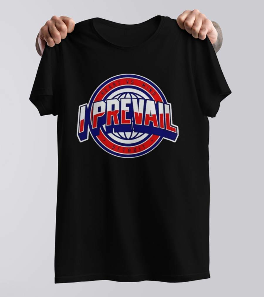 I Prevail Heart Vs Mind Detroit Metalcore Band Merchandise T-Shirt