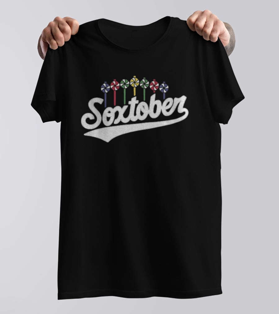 Soxtober Chicago White Sox MLB Postseason Pinwheel Windmill T-Shirt