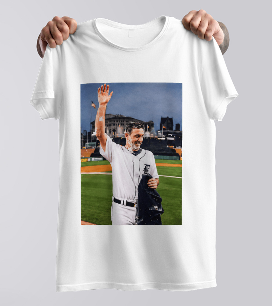 Justin Verlander Detroit Tigers Baseball Farewell Game T-Shirt