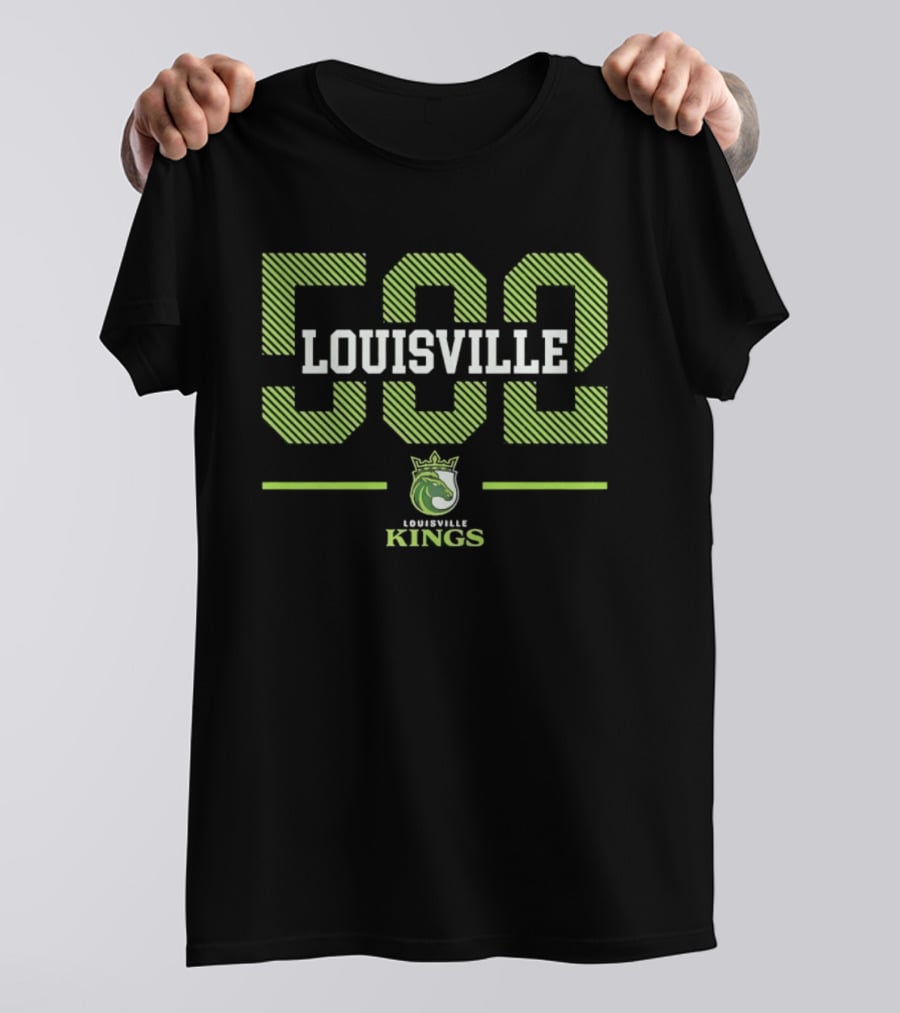 Louisville 502 Kings Logo And Crest T-Shirt