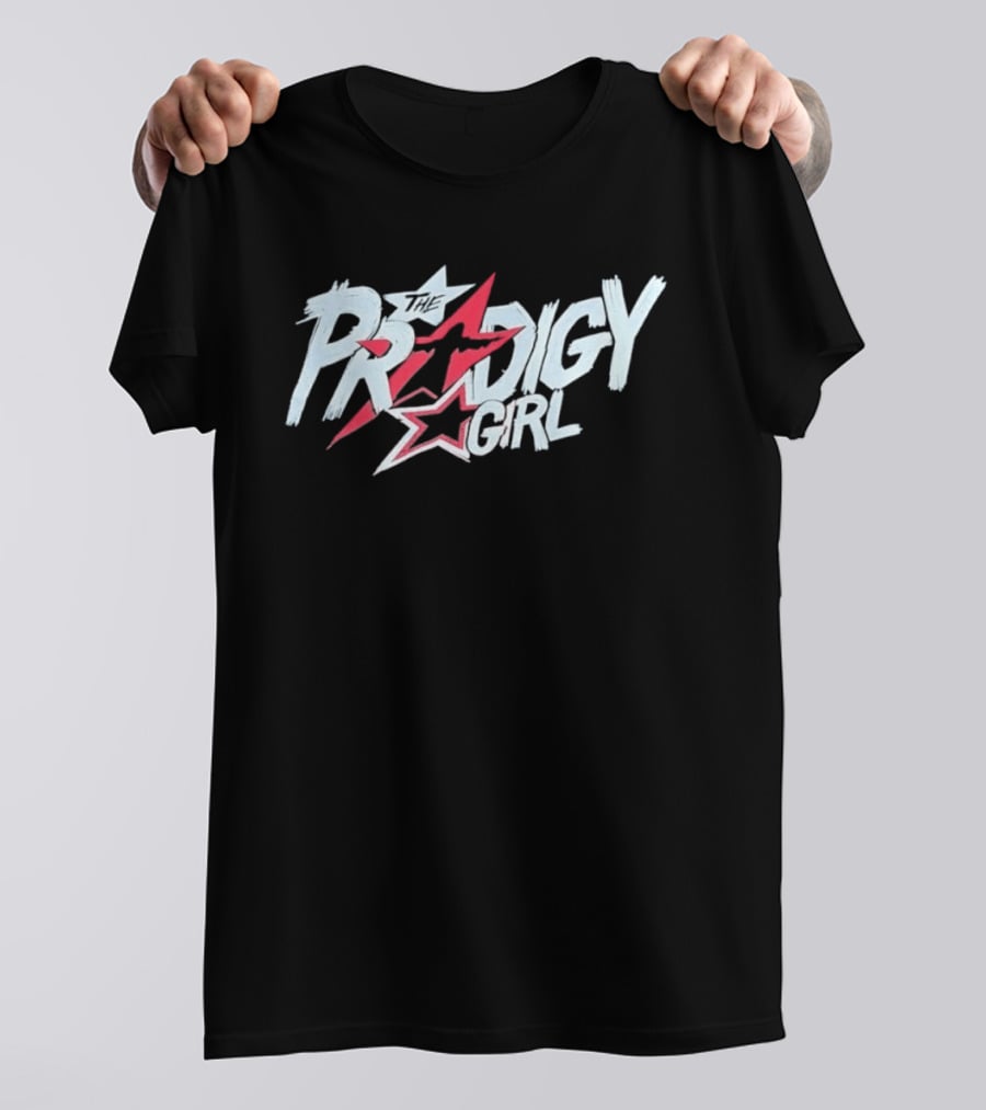Prodigy Girl Bold Red Starburst T-Shirt