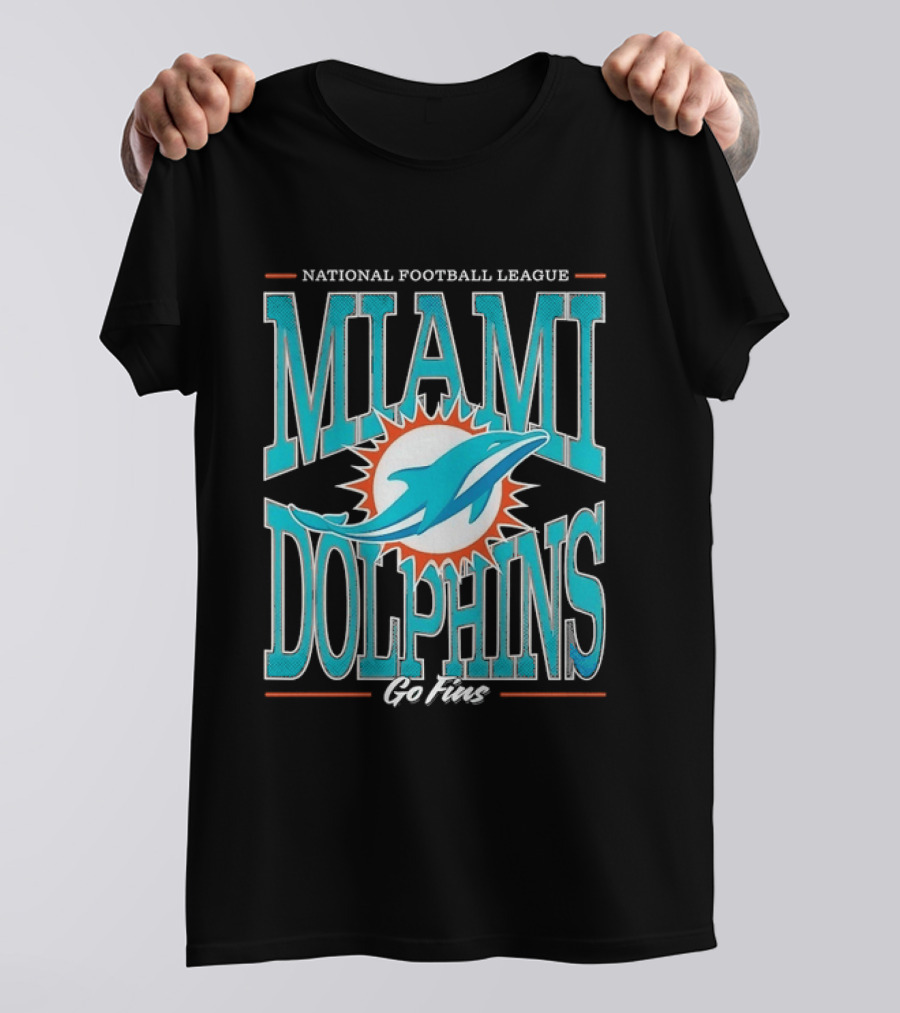 National Football League Miami Dolphins Go Fins T-Shirt