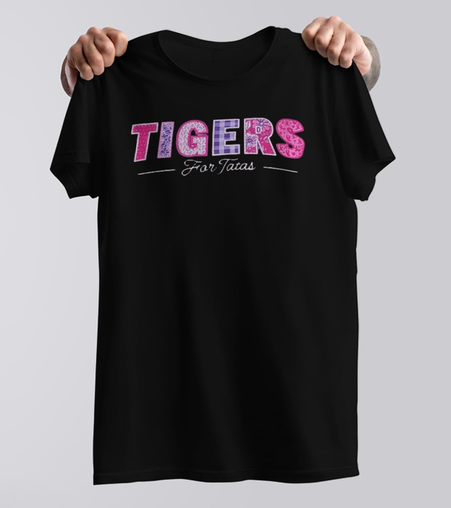 Tigers For Tatas Breast Cancer Awareness Clemson Tigers T-Shirt