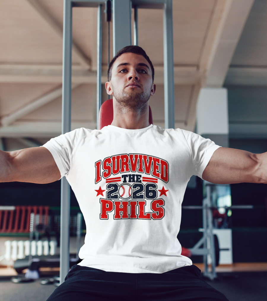 I Survived The 2026 Phils Phillies Baseball Event T-Shirt