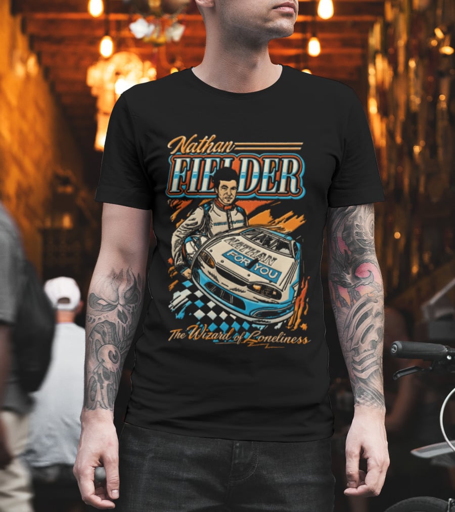 Nathan Fielder For You Racing The Wizard Of Loneliness Car Racing Insights T-Shirt