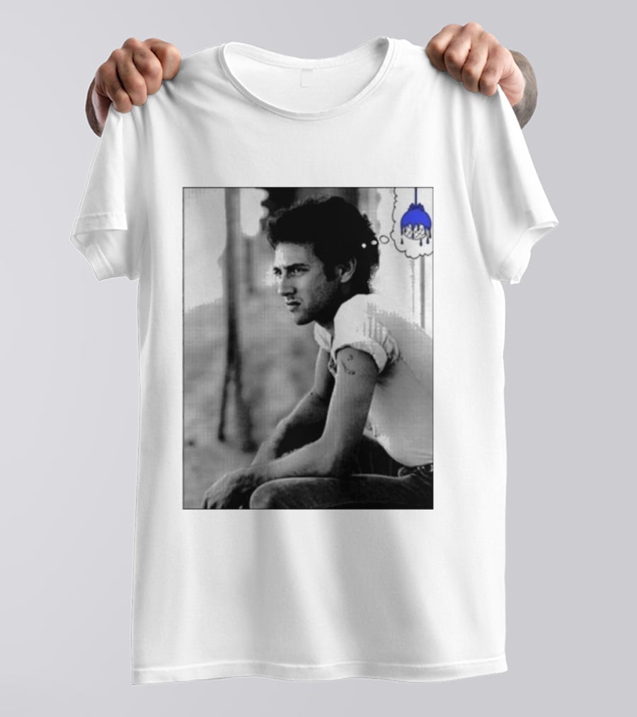 Jack White Hollywood Palladium Los Angeles CA Mon September 28th 2026 Contemplative Man With Blue Thinking Cloud T-Shirt