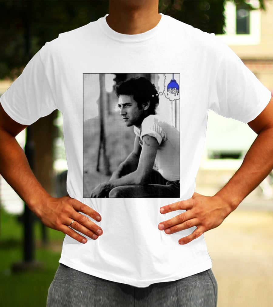 Jack White Hollywood Palladium Los Angeles CA Mon September 28th 2026 Contemplative Man With Blue Thinking Cloud T-Shirt