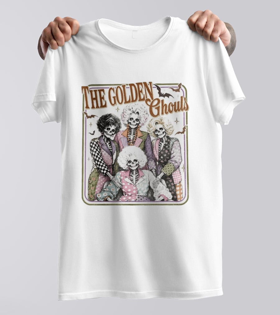The Golden Ghouls Preppy Halloween Friends 2026 T-Shirt