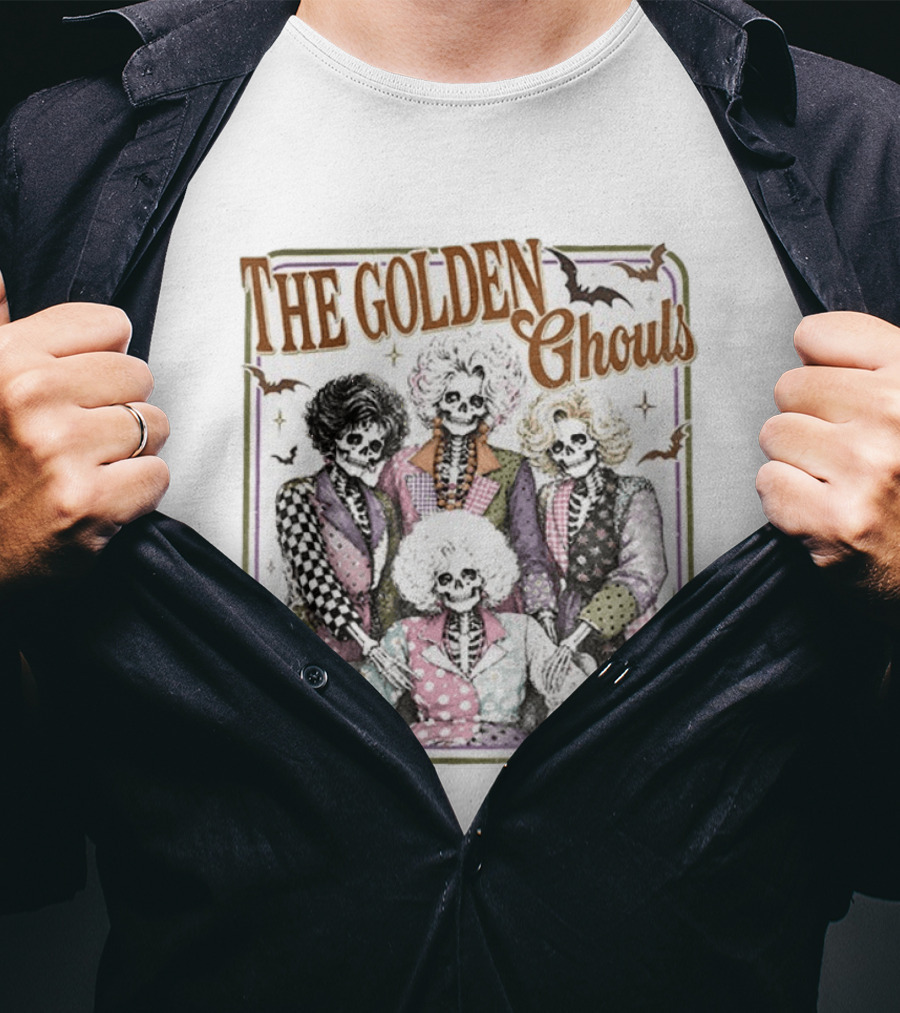 The Golden Ghouls Preppy Halloween Friends 2026 T-Shirt