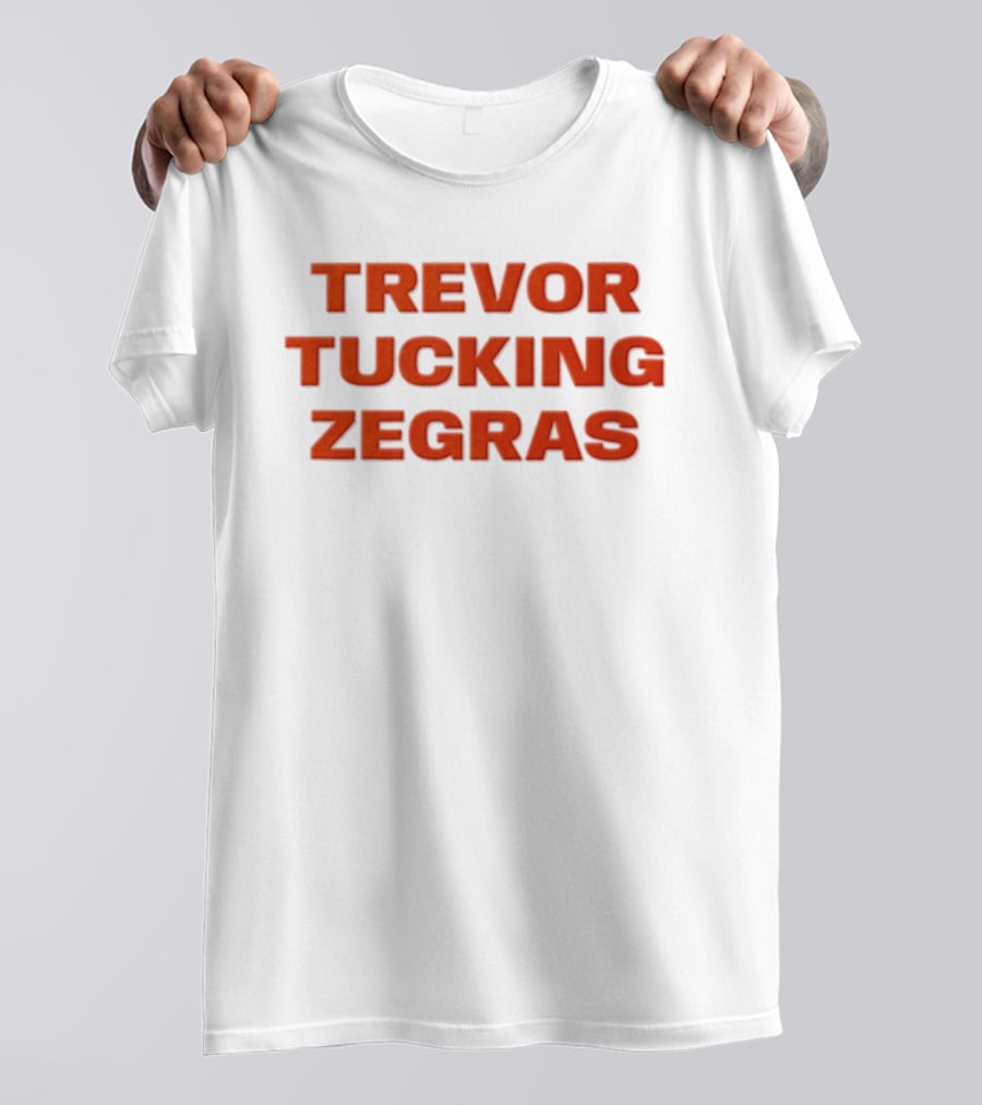 Trevor Tucking Zegras Philadelphia Flyers Hockey T-Shirt