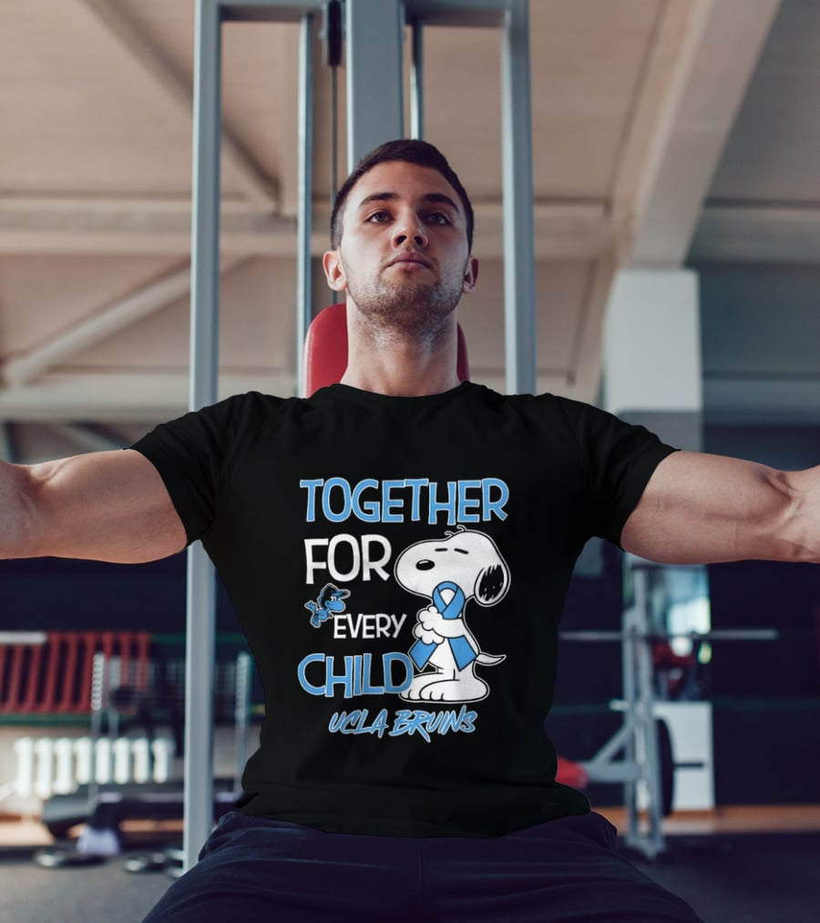 TOGETHER FOR EVERY CHILD Snoopy UCLA Bruins T-Shirt