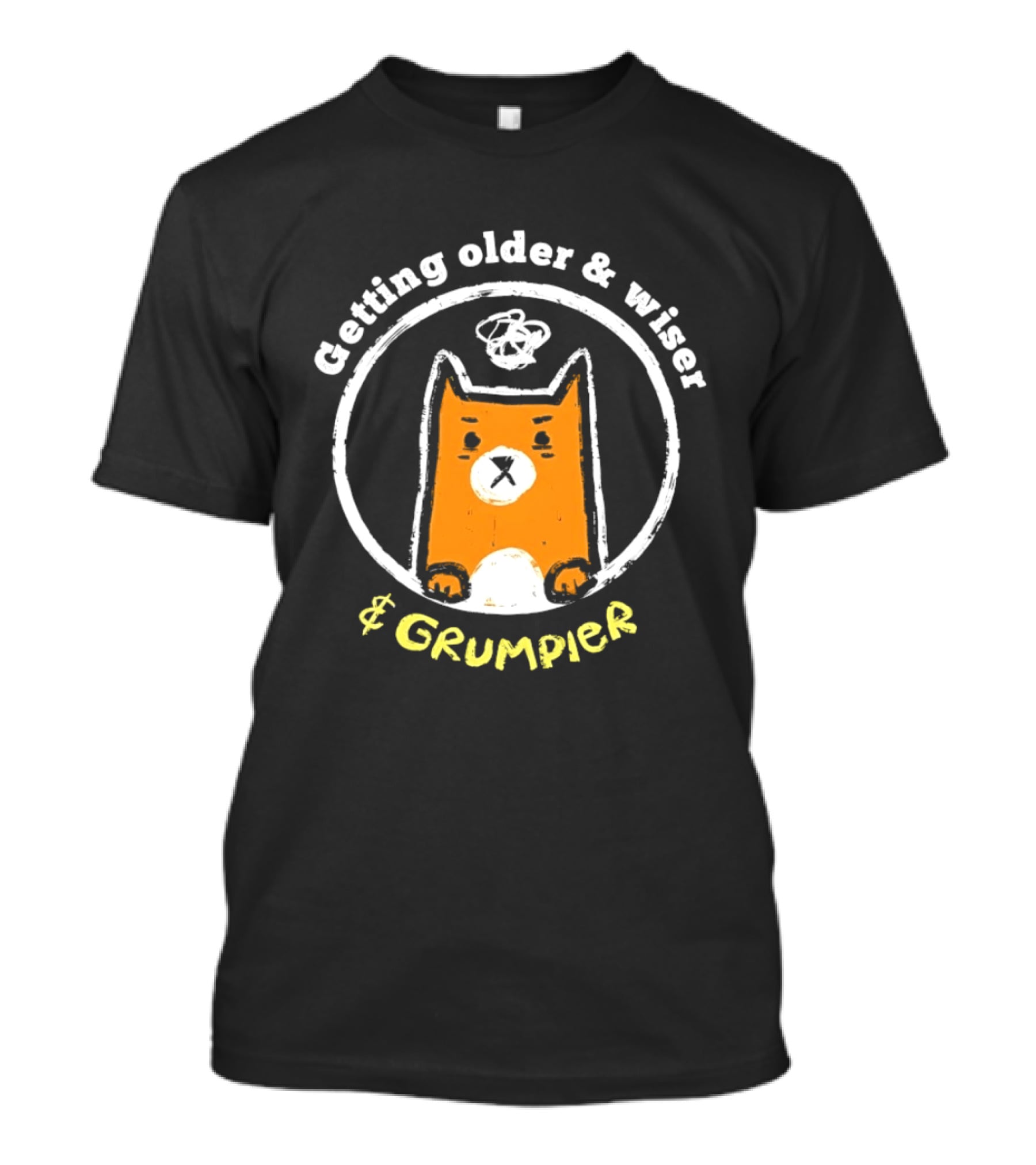 Getting Older And Wiser And Grumpier Cat Birthday T-Shirt